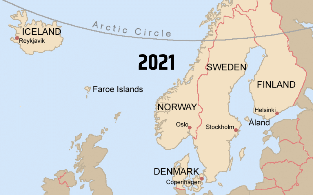 Nordic Countries map